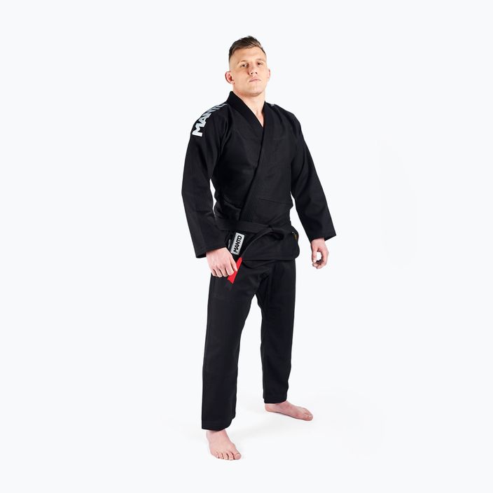 GI για Brazilian Jiu-Jitsu ανδρικό MANTO X4 μαύρο MNG978
