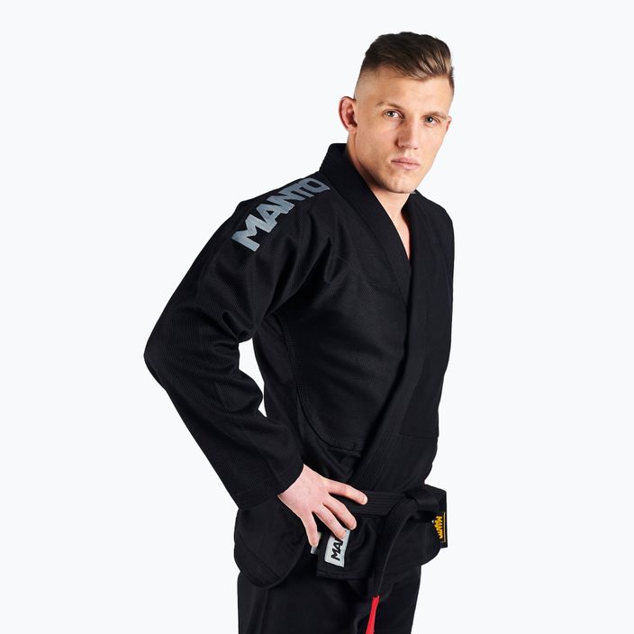 GI για Brazilian Jiu-Jitsu ανδρικό MANTO X4 μαύρο MNG978 9