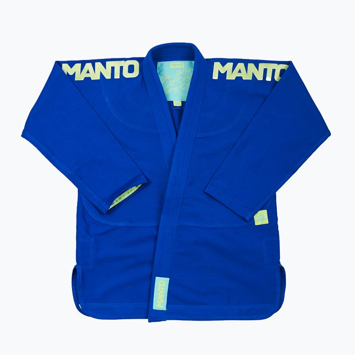 GI για Brazilian Jiu-Jitsu ανδρικό MANTO X4 μπλε MNG978 2