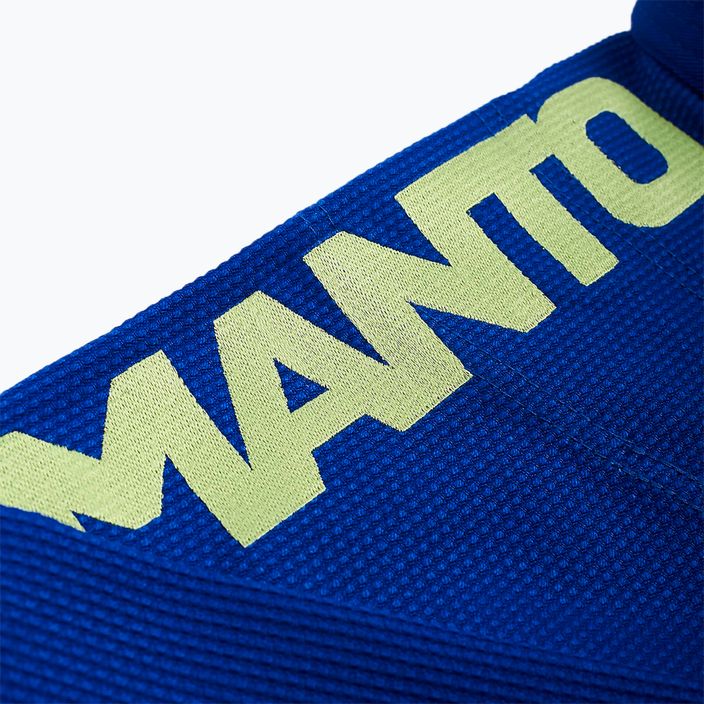 GI για Brazilian Jiu-Jitsu ανδρικό MANTO X4 μπλε MNG978 4