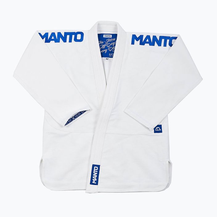 GI για Brazilian Jiu-Jitsu ανδρικό MANTO X4 λευκό MNG978 3