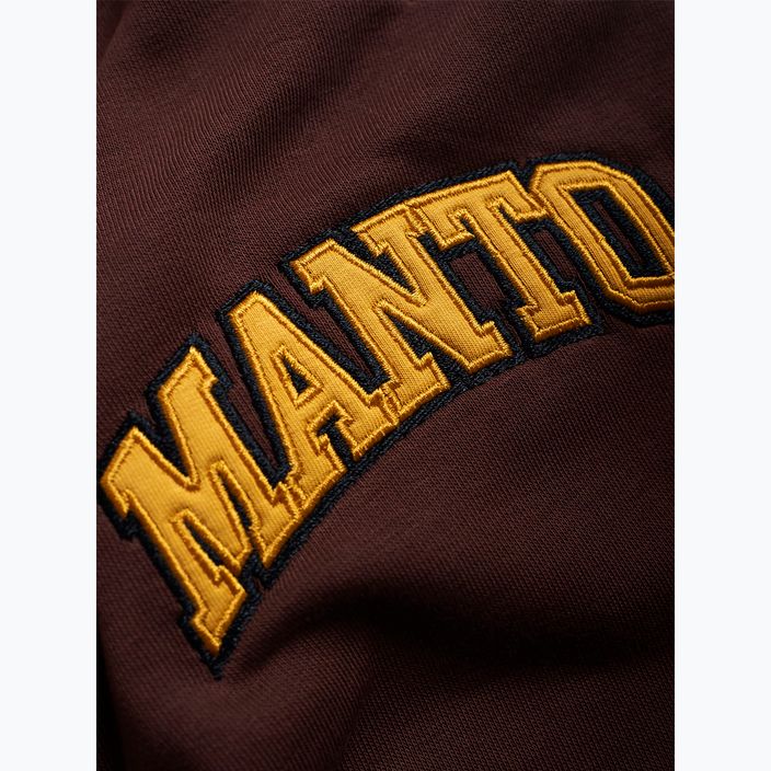 MANTO ανδρικό παντελόνι Varsity καφέ 3