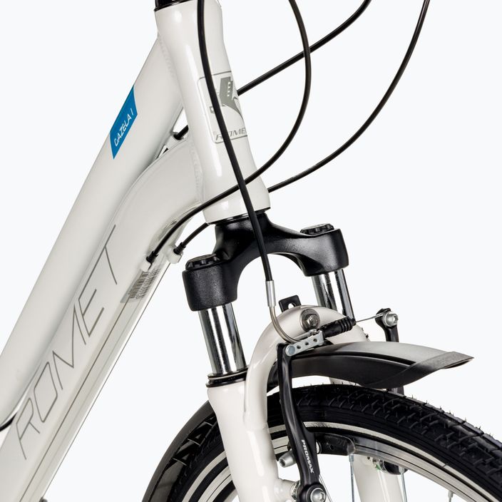 Γυναικείο ποδήλατο πεζοπορίας Romet Gazela 1 λευκό 2228457 5