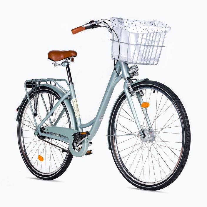 Γυναικείο ποδήλατο πόλης Romet Pop Art 28 Lux γκρι 2228565 2