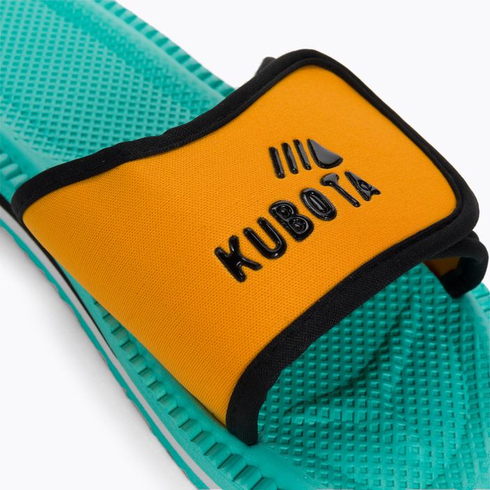 Kubota Τυρκουάζ-πορτοκαλί σαγιονάρες Velcro KKRZ64 7