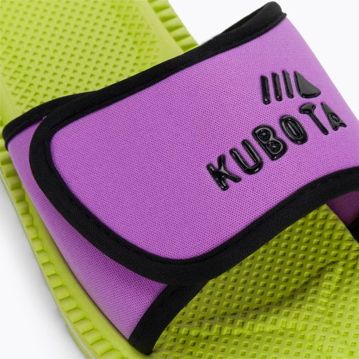 Kubota σαγιονάρες Velcro lime-purple KKRZ66 7