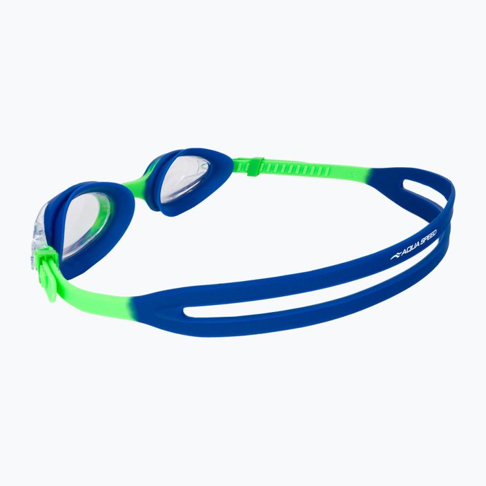 Παιδικά γυαλιά κολύμβησης AQUA-SPEED Amari μπλε/πράσινο 41-30 4