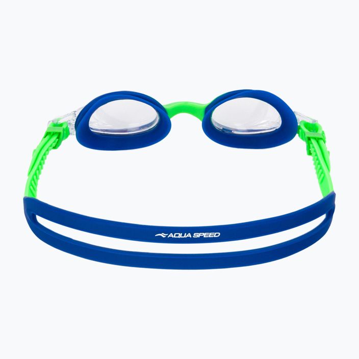 Παιδικά γυαλιά κολύμβησης AQUA-SPEED Amari μπλε/πράσινο 41-30 5