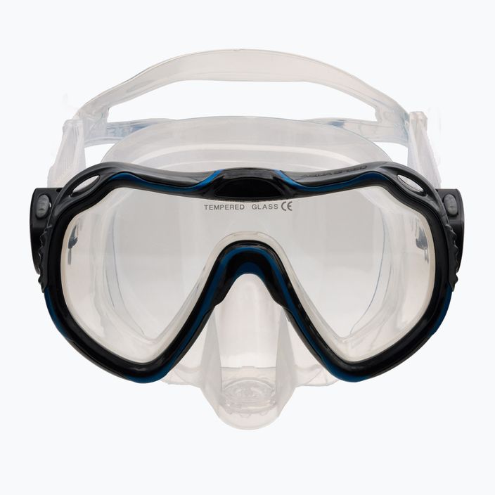 AQUA-SPEED Java + Elba μάσκα + αναπνευστήρας σετ κατάδυσης μπλε 614 2
