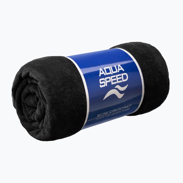 AQUA-SPEED Dry Soft Πετσέτα γρήγορου στεγνώματος Μαύρη 2