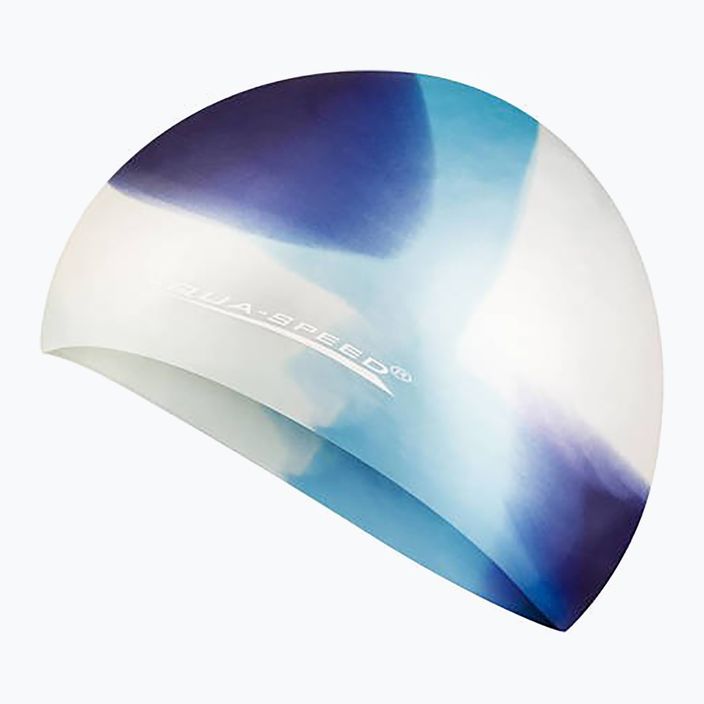 AQUA-SPEED καπέλο για κολύμπι Bunt 96 μπλε και λευκό 113 2