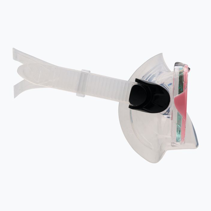 AQUA-SPEED παιδικό καταδυτικό σετ Enzo + μάσκα Evo + αναπνευστήρας ροζ 604 3