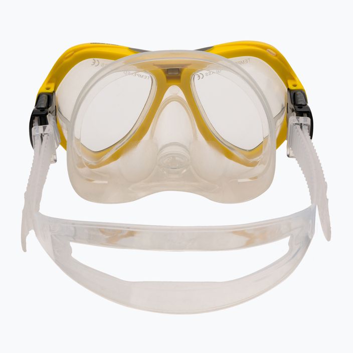 AQUA-SPEED παιδικό καταδυτικό σετ Aura + μάσκα Evo + αναπνευστήρας κίτρινο 605 5