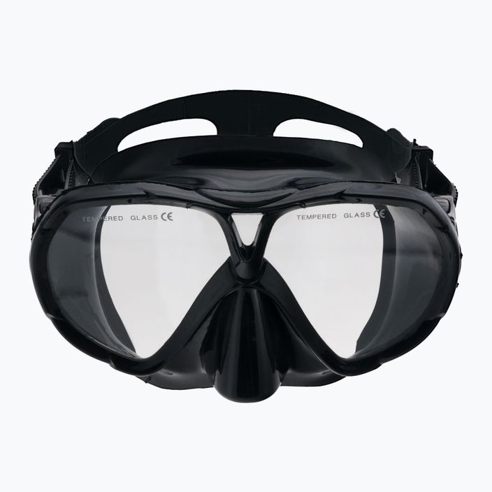 AQUA-SPEED Vanua + Borneo σετ κατάδυσης μάσκα + αναπνευστήρας μαύρο 610 2