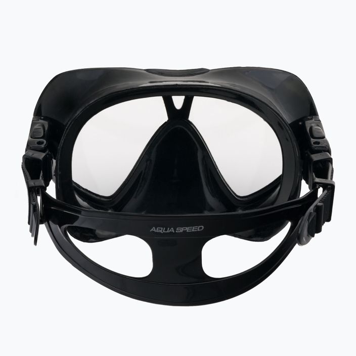 AQUA-SPEED Vanua + Borneo σετ κατάδυσης μάσκα + αναπνευστήρας μαύρο 610 5