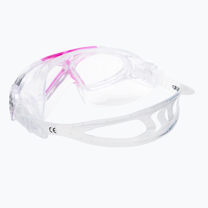 AQUA-SPEED παιδική μάσκα κολύμβησης Zephyr ροζ/διαφανής 99-03 4