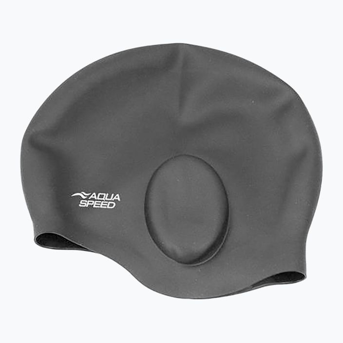 AQUA-SPEED Ear Cap 07 μαύρο 128 καπέλο κολύμβησης 2