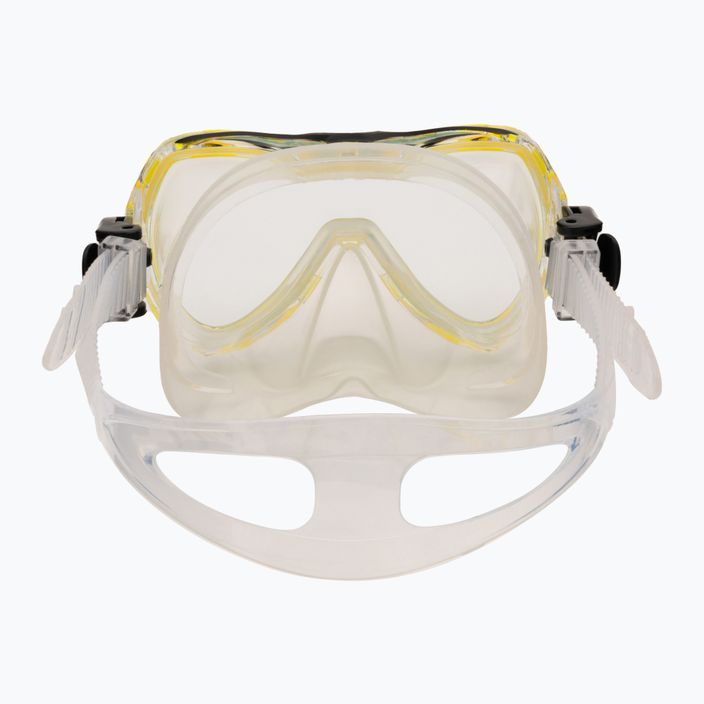AQUA-SPEED παιδικό καταδυτικό σετ Enzo + μάσκα Evo + αναπνευστήρας κίτρινο 604 5