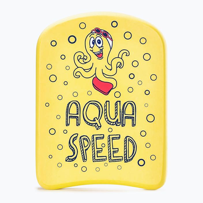 Παιδική σανίδα κολύμβησης AQUA-SPEED Kiddie Octopus κίτρινο 6897