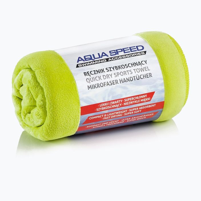 AQUA-SPEED Dry Soft πετσέτα κίτρινη 156 2