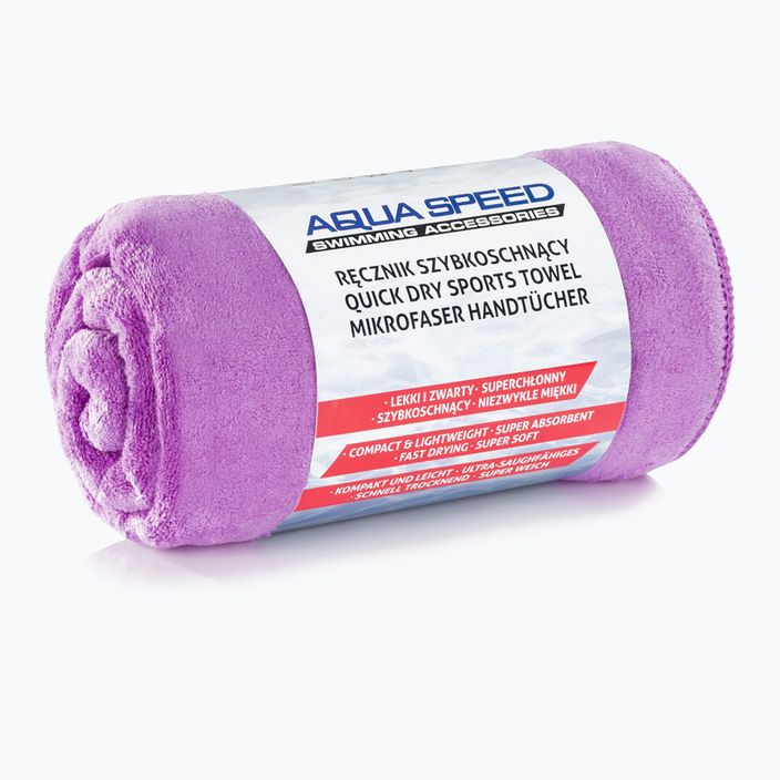 AQUA-SPEED Dry Soft πετσέτα γρήγορου στεγνώματος μωβ 156 2