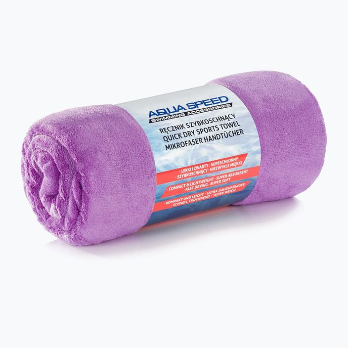 AQUA-SPEED Dry Soft πετσέτα γρήγορου στεγνώματος μωβ 156 5