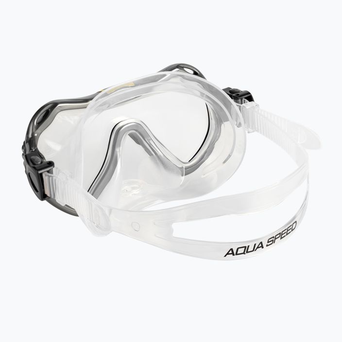 AQUA-SPEED Java + Elba μάσκα + αναπνευστήρας σετ κατάδυσης κίτρινο 8206 5