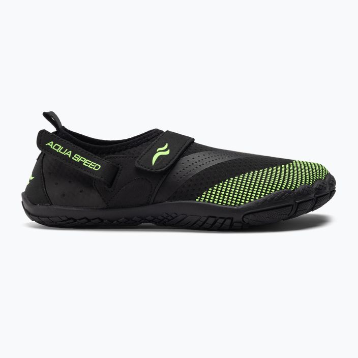 AQUA-SPEED Agama μαύρα-πράσινα παπούτσια νερού 638 2