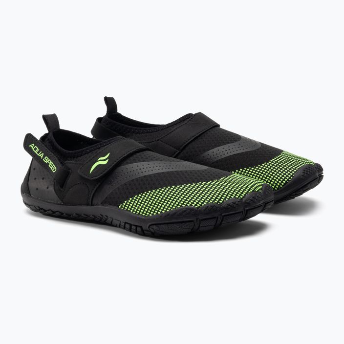 AQUA-SPEED Agama μαύρα-πράσινα παπούτσια νερού 638 4