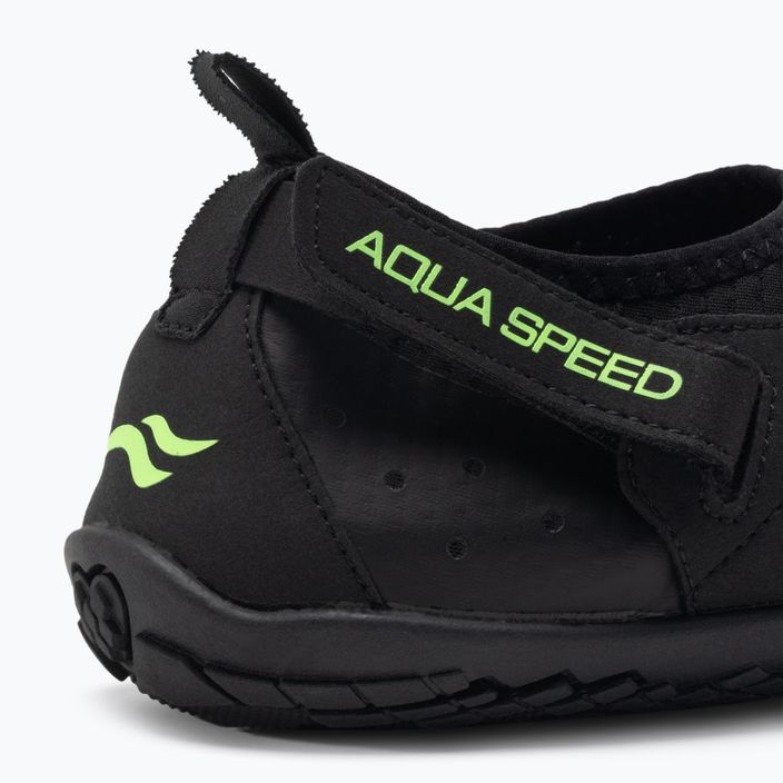 AQUA-SPEED Agama μαύρα-πράσινα παπούτσια νερού 638 7