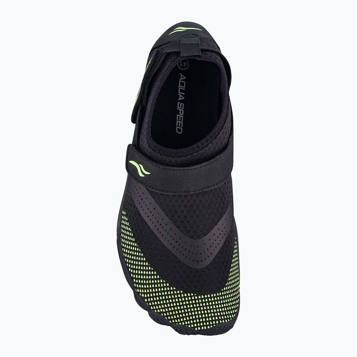AQUA-SPEED Agama μαύρα-πράσινα παπούτσια νερού 638 13