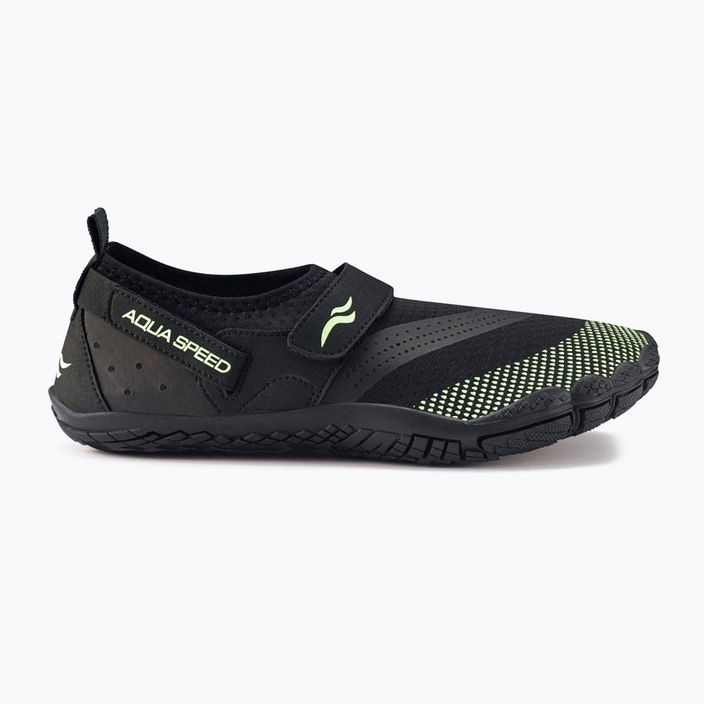 AQUA-SPEED Agama μαύρα-πράσινα παπούτσια νερού 638 12