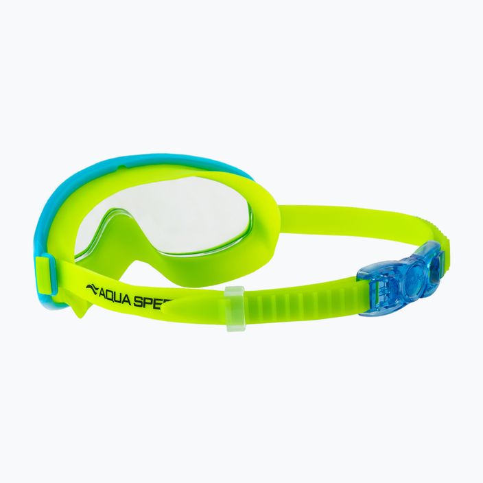 AQUA-SPEED παιδική μάσκα κολύμβησης Tivano μπλε/πράσινο 9250-30 4