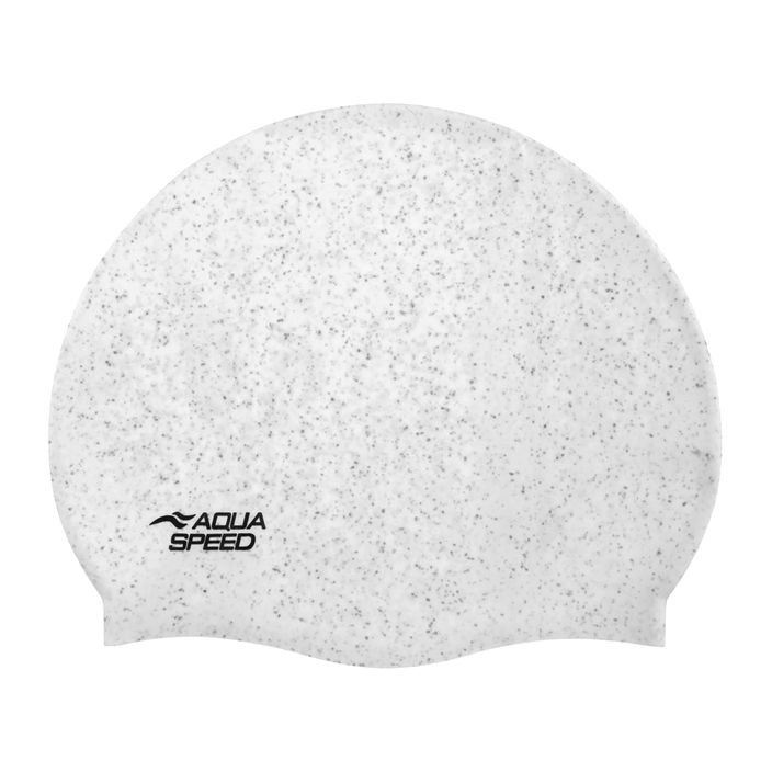 AQUA-SPEED Reco καπέλο κολύμβησης λευκό 2