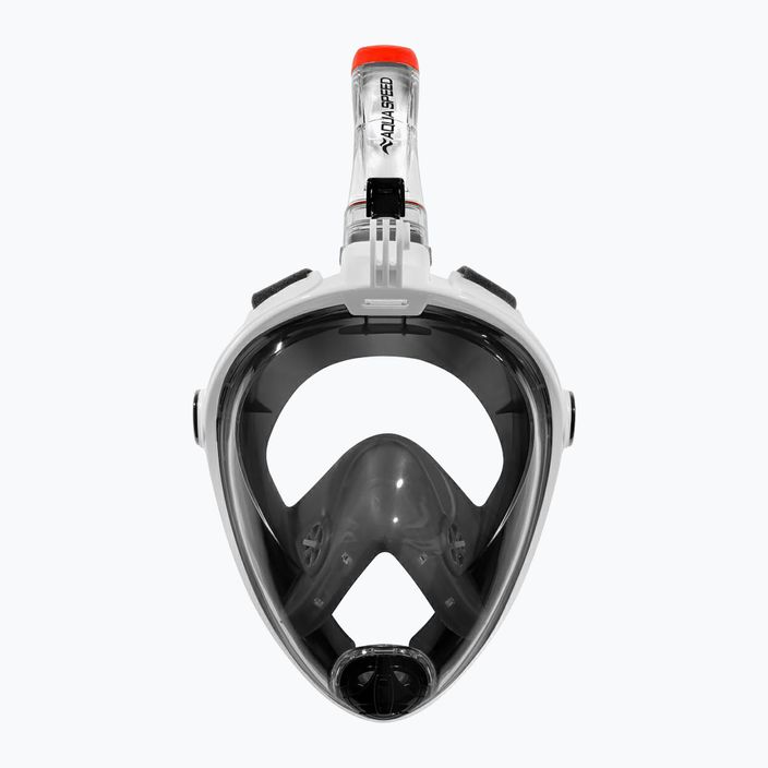 AQUA-SPEED Spectra 2.0 μάσκα πλήρους προσώπου για κολύμβηση με αναπνευστήρα λευκό/μαύρο 2