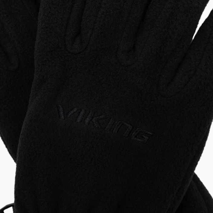 Γάντια πεζοπορίας Viking Comfort μαύρα 130/08/1732 4