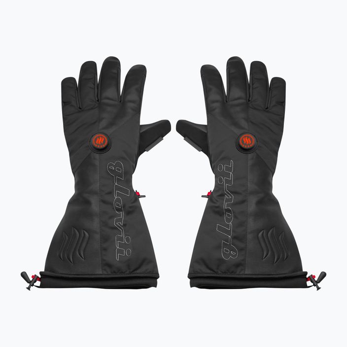 Glovia GS9 θερμαινόμενα γάντια σκι μαύρο