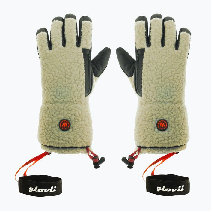 Glovii GS3 μπεζ θερμαινόμενα γάντια