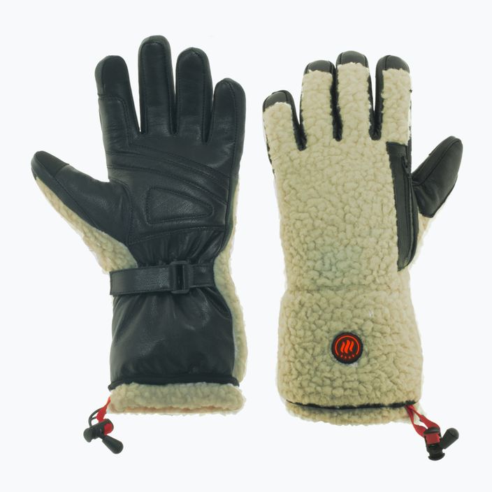 Glovii GS3 μπεζ θερμαινόμενα γάντια 2