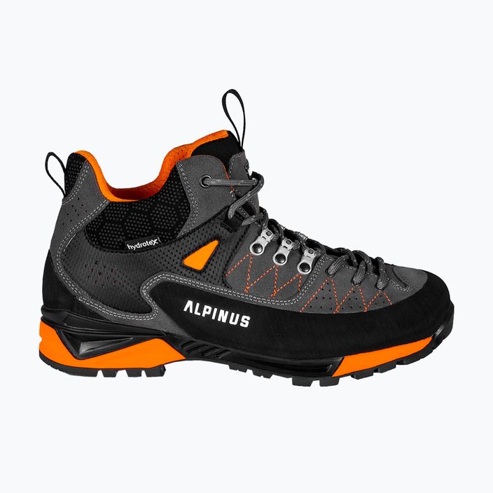 Alpinus ανδρικές μπότες πεζοπορίας The Ridge Mid Pro ανθρακί/πορτοκαλί 9
