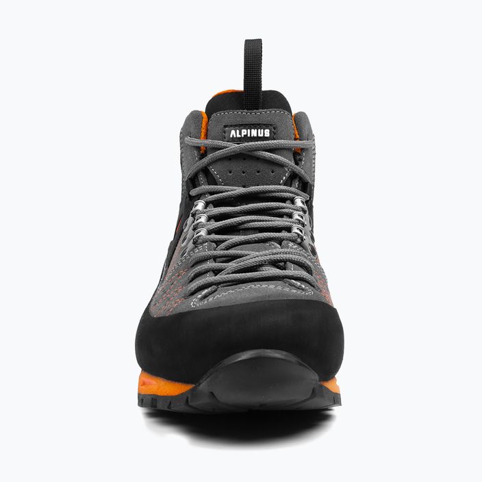 Alpinus ανδρικές μπότες πεζοπορίας The Ridge Mid Pro ανθρακί/πορτοκαλί 10