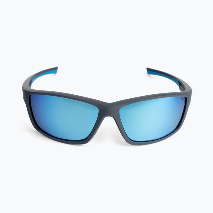 Γυαλιά ηλίου GOG Spire ματ γκρι/μπλε/πολυχρωματικό λευκό-μπλε E115-3P 3