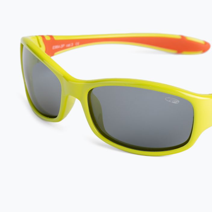 Παιδικά γυαλιά ηλίου GOG Flexi πράσινο/πορτοκαλί/καπνός E964-3P 4