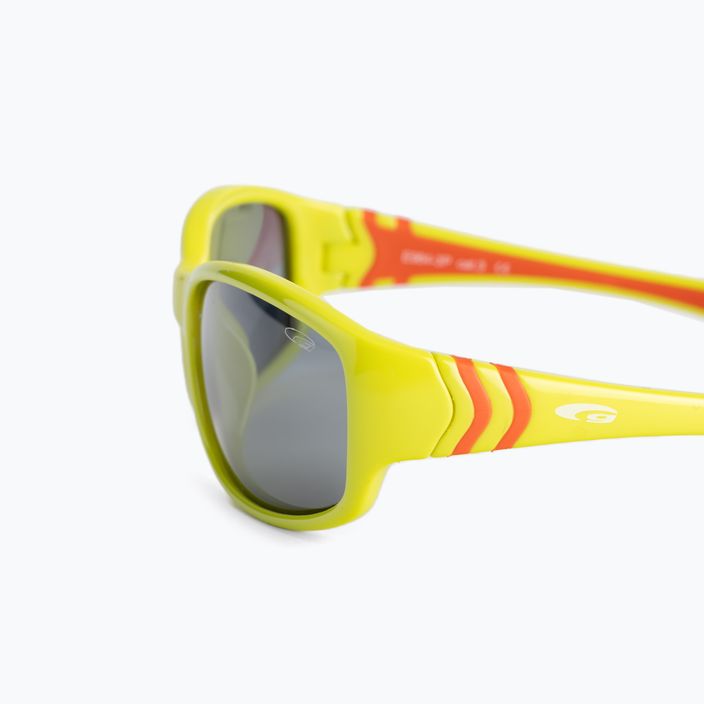 Παιδικά γυαλιά ηλίου GOG Flexi πράσινο/πορτοκαλί/καπνός E964-3P 5