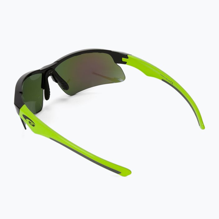 Γυαλιά ποδηλασίας GOG Faun μαύρο/πράσινο/πολυχρωματικό πράσινο T579-2 3