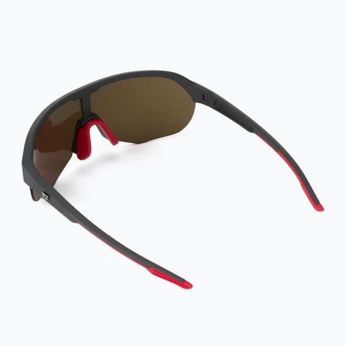 Γυαλιά ποδηλασίας GOG Perseus ματ γκρι/κόκκινο/πολυχρωματικό κόκκινο E501-2 2