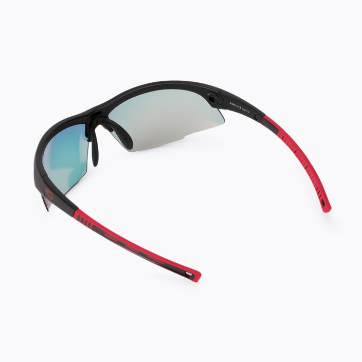 GOG Falcon C ματ μαύρο/κόκκινο/πολυχρωματικό κόκκινο γυαλιά ποδηλασίας E668-2 2