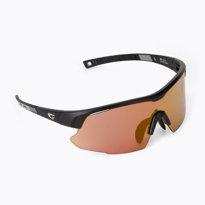Γυαλιά ποδηλασίας GOG Orion ματ μαύρο/γκρι/μοβ καθρέφτης E670-1
