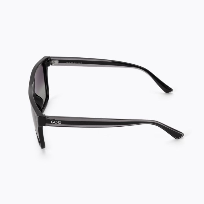 Γυαλιά ηλίου GOG Nolino μαύρο/κρυστάλλινο γκρι/βαθμιδωτό καπνό E825-1P 4