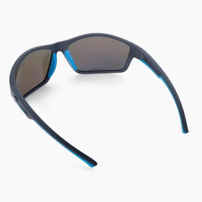 Γυαλιά ηλίου GOG Spire ματ γκρι/μπλε/πολυχρωματικό λευκό-μπλε E115-3P 2